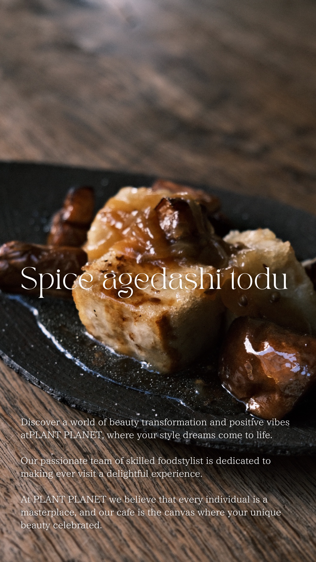 「スパイス揚げ出し豆腐」